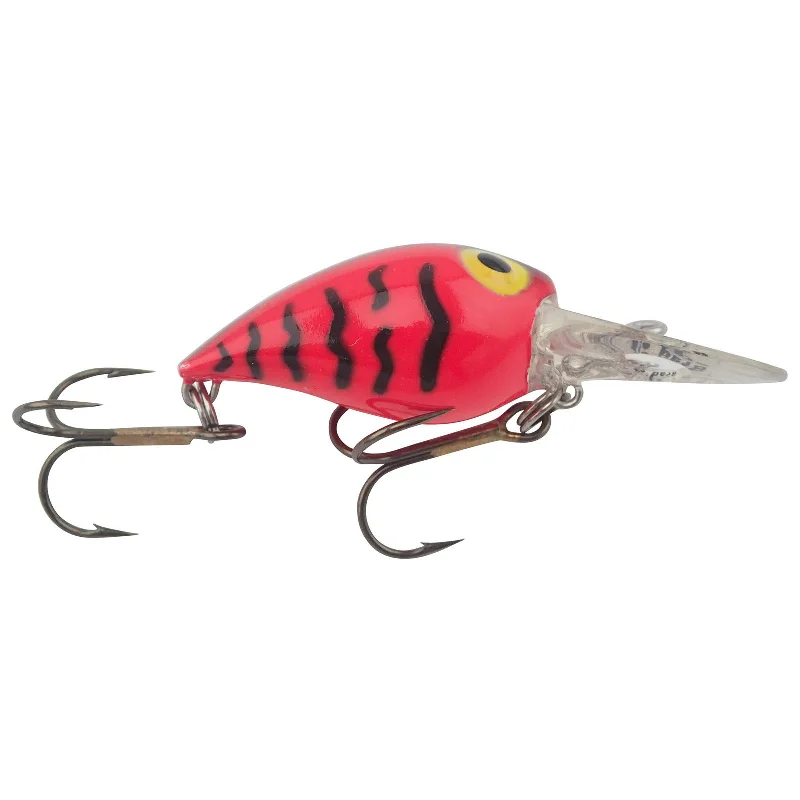 Brad's Wiggler Color Red Tiger (UV) Size 2 1/4 in