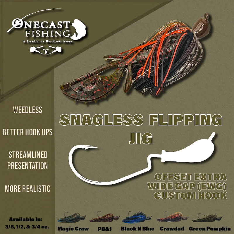 OneCast Fishing - Snagless Flipping Jig