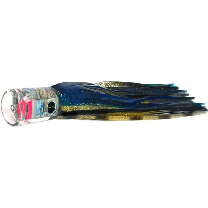 Black Bart El Squid Senior Medium Tackle Lure - Yellowfin/Silver Gold Black