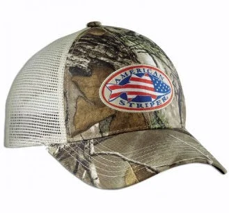 Flying Fisherman Trucker Hat American Striper Camo