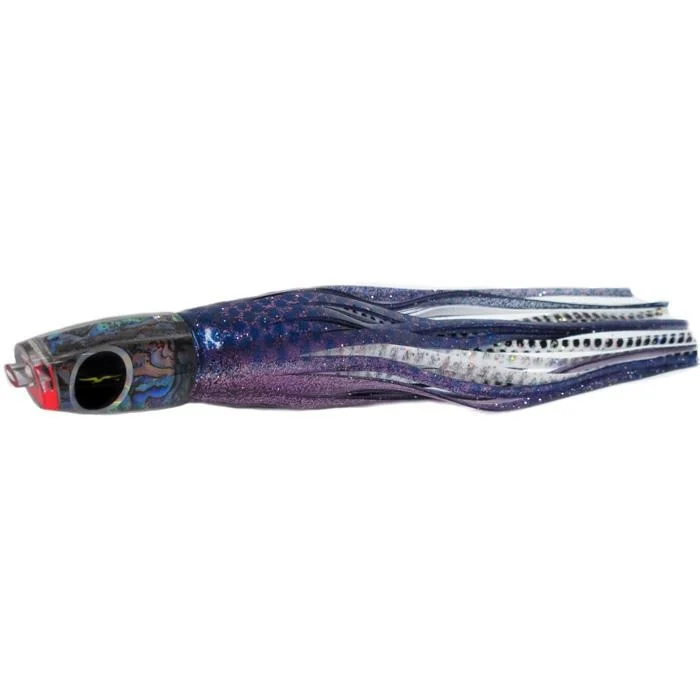 Black Bart Eleuthera Plunger Medium Tackle Lure - Purple Blue Dot/White Dot