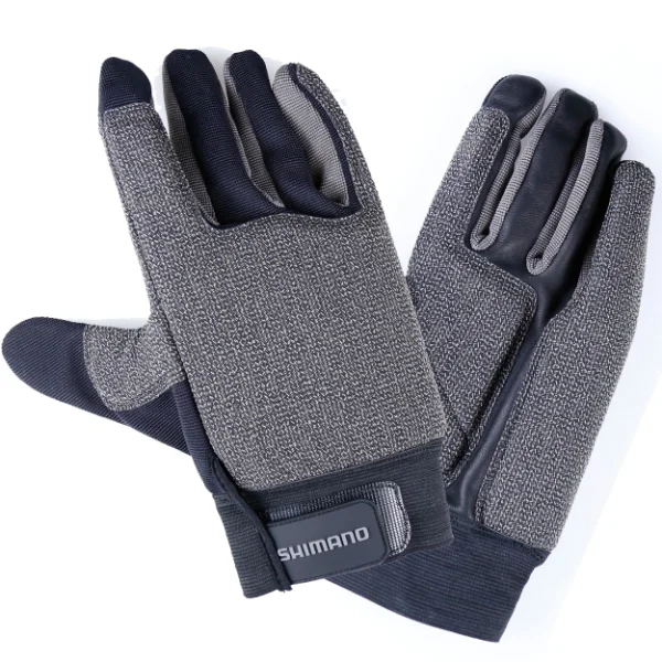 Shimano Tracing Glove Grey Black Offshore