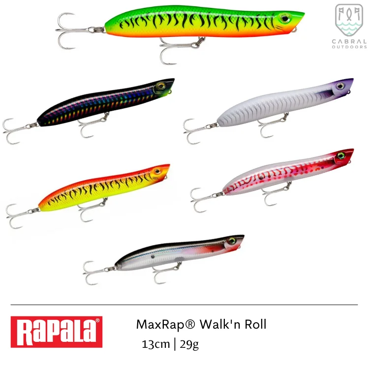 Rapala MaxRap® Walk'n Roll | Size: 13cm | 29g,  Top Water