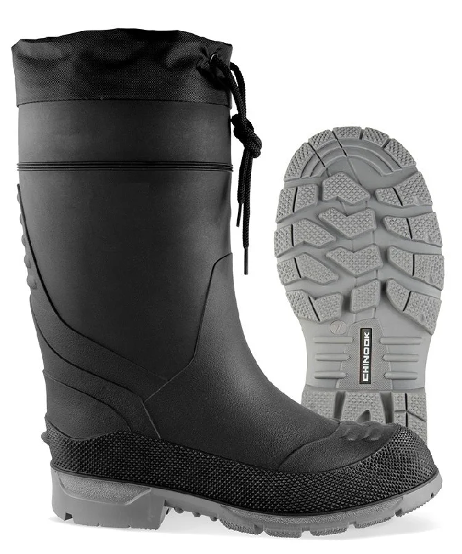 'Chinook' Men's 14" Badaxe WP Injection Rubber Boot - Black