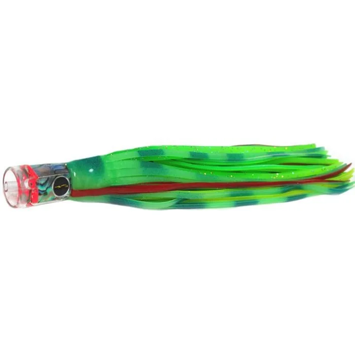 Black Bart El Squid Junior Light Tackle Lure - Glow/Green Chartreuse