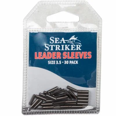 Brass Leader Sleeves Black 071 ID 30Pk, 30PK