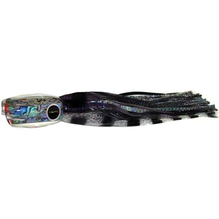 Black Bart Hawaiian Breakfast Medium Heavy Tackle Lure - Purple/Black Dot