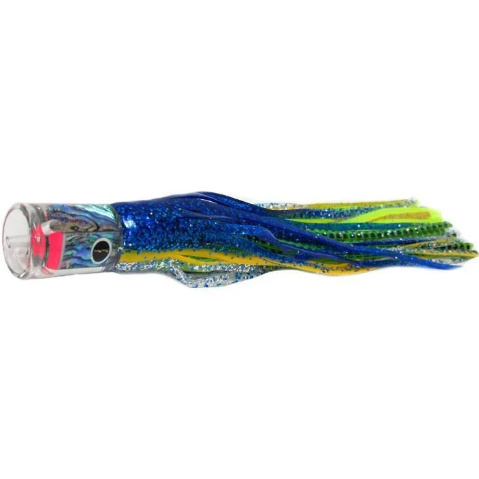 Black Bart El Squid Senior Medium Tackle Lure - Blue Yellow/Green Chartreuse