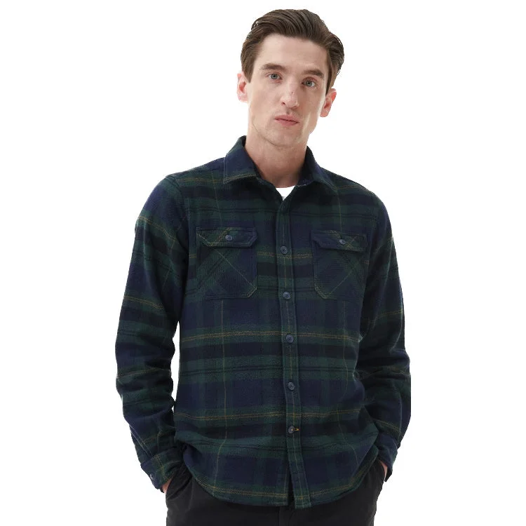 Barbour Snowcap Tailored Shirt - Navy