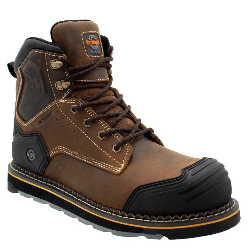 Men's Akron 6" Nano Toe Waterproof Work Boot