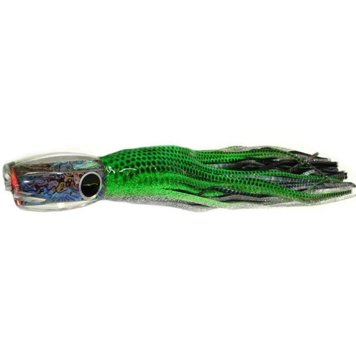 Black Bart Hawaiian Breakfast Medium Heavy Tackle Lure - Green Dot/Black Dot