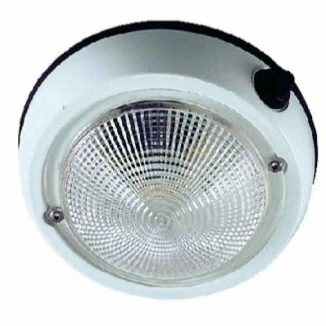 Perko - 4" Exterior Surfance Mount Dome Light - White