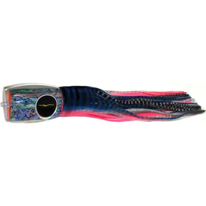 Black Bart Grander Candy Heavy Tackle Lure - Blue Pink Tiger/Silver Tiger