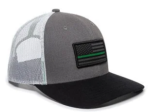 Outdoor Cap Mesh Military Flag