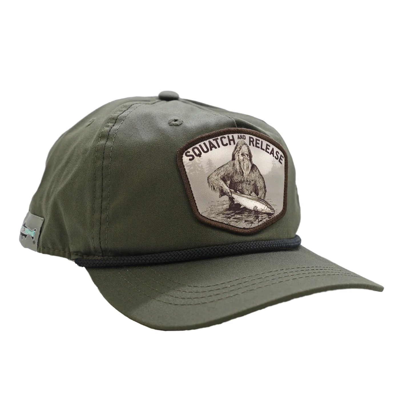 Rep Your Water Squatch and Release Badge Unstructured Hat