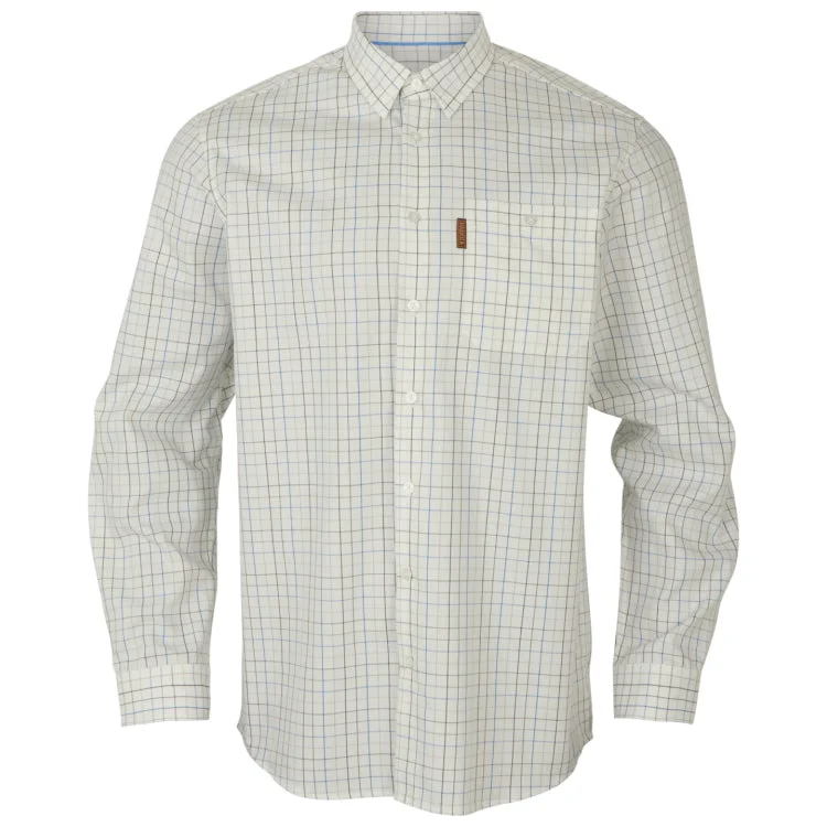 Harkila Allerston Long Sleeve Shirt - Strong Blue/White