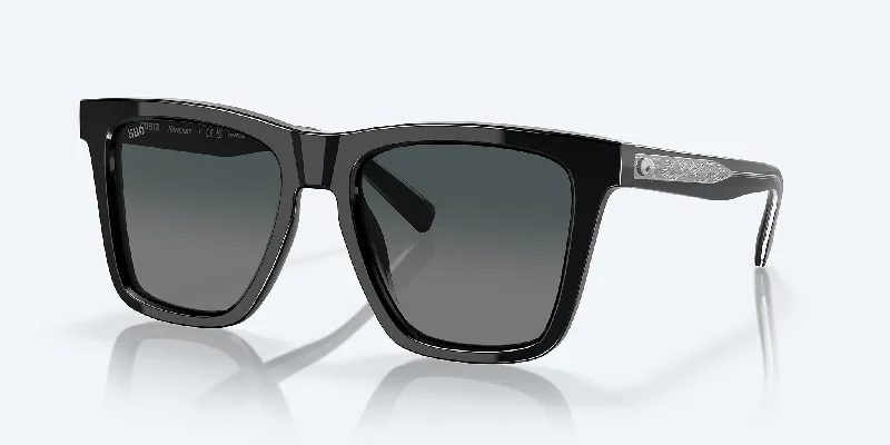 Keramas Polarized Sunglasses - Gray Glass Lense/Black Frame