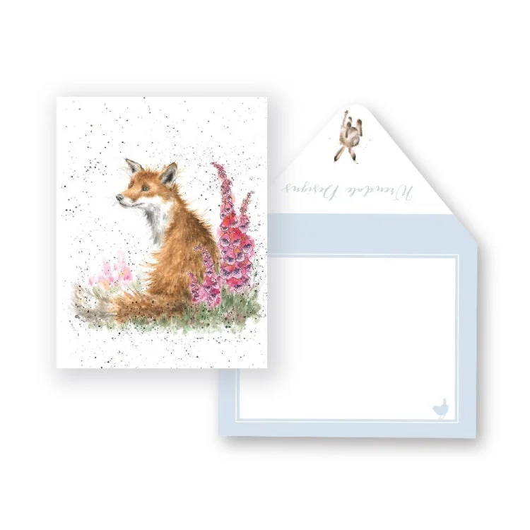 Wrendale Designs Foxgloves Miniature Card