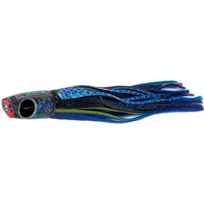 Black Bart Eleuthera Plunger Medium Tackle Lure - Black Blue Dot/Purple Fleck