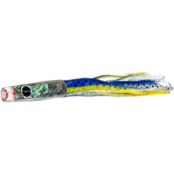 Black Bart Hotuna Micro Bait Lure - Blue Yellow/White Dot