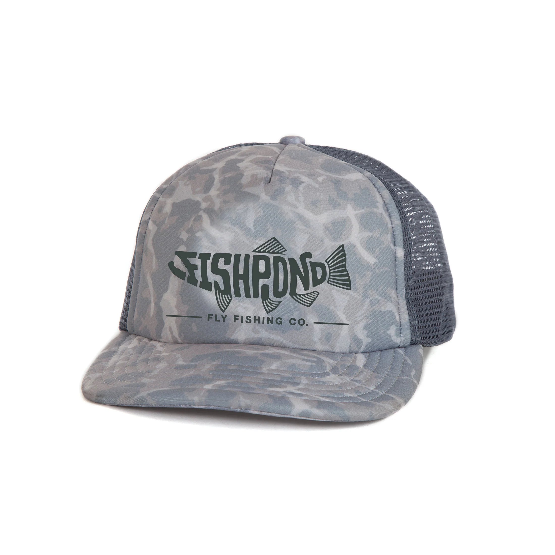 Fishpond Pescado Foam Trucker Hat - Overcast Camo