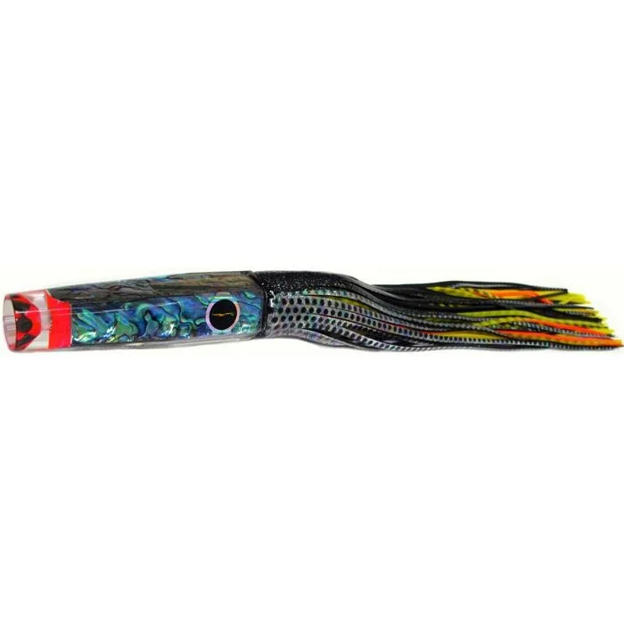 Black Bart Crooked Island Candy Medium Heavy Tackle Lure - Black Dot/Yellow Tiger