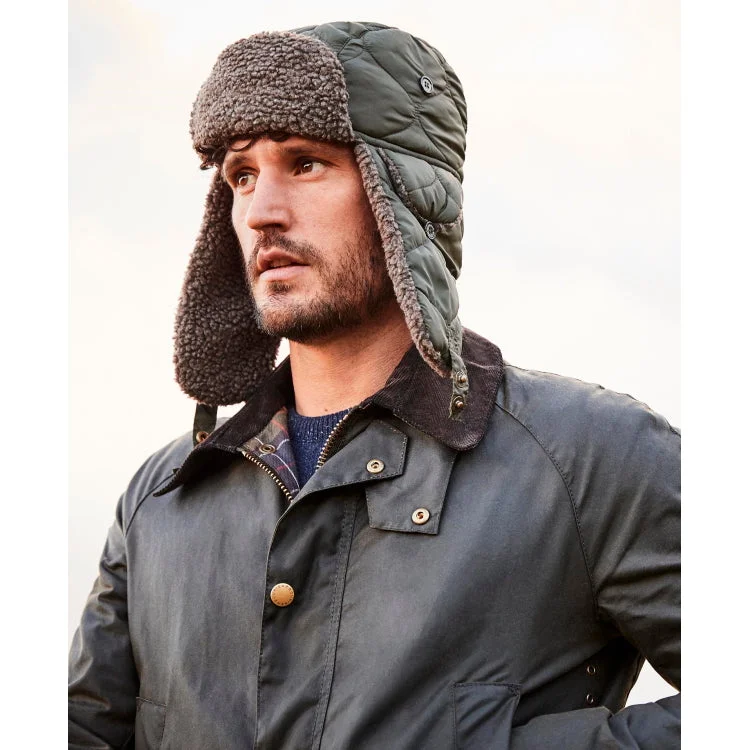 Barbour Sandbay Quilted Trapper Hat