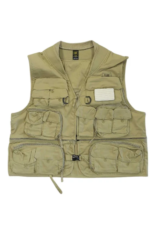 SJK Jig 24 Pocket Convertible Fishing Vest