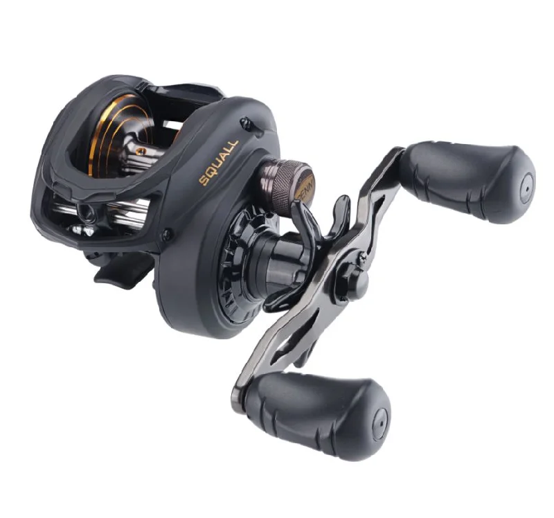 New PENN® Squall® 200LPLH Low Profile LHW Baitcasting Multiplier Reel - 1525503