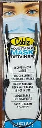 Cablz Mask Retainer Black/Adjustable