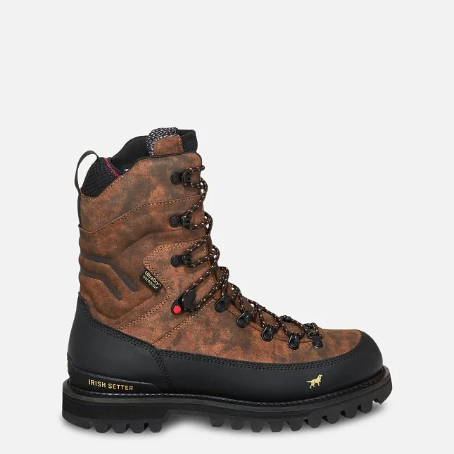 'Irish Setter' Men's 10" Elk Tracker XD WP Hunting Boot - Brown / Camo