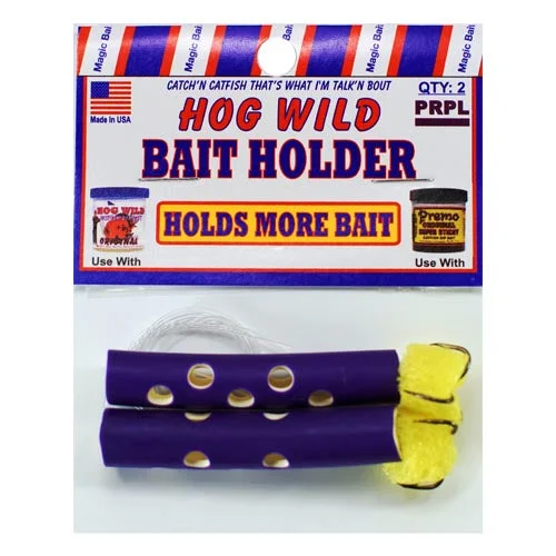 Magic Bait Bait Holder Tubes Purple 2ct