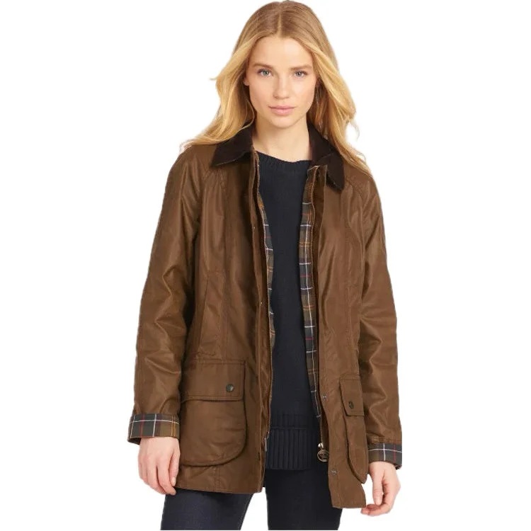 Barbour Ladies Beadnell Wax Jacket - Bark