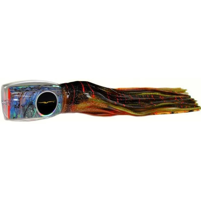 Black Bart Grander Candy Heavy Tackle Lure - Brown Gold Orange/Gold Dot