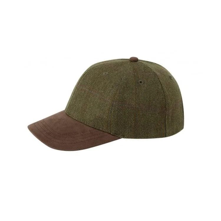 Schoffel Tweed Baseball Cap - Sandringham Tweed