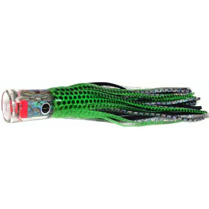 Black Bart El Squid Senior Medium Tackle Lure - Green Dot/Black Dot