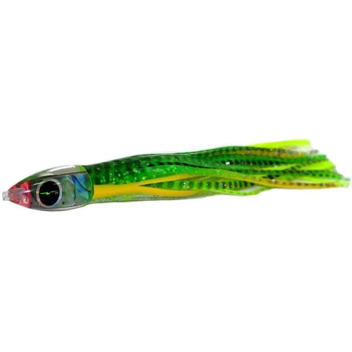 Black Bart Sushi Micro Bait Lure - Green Dot/Green Chartreuse