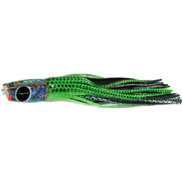 Black Bart Eleuthera Plunger Medium Tackle Lure - Green Dot/Black Dot