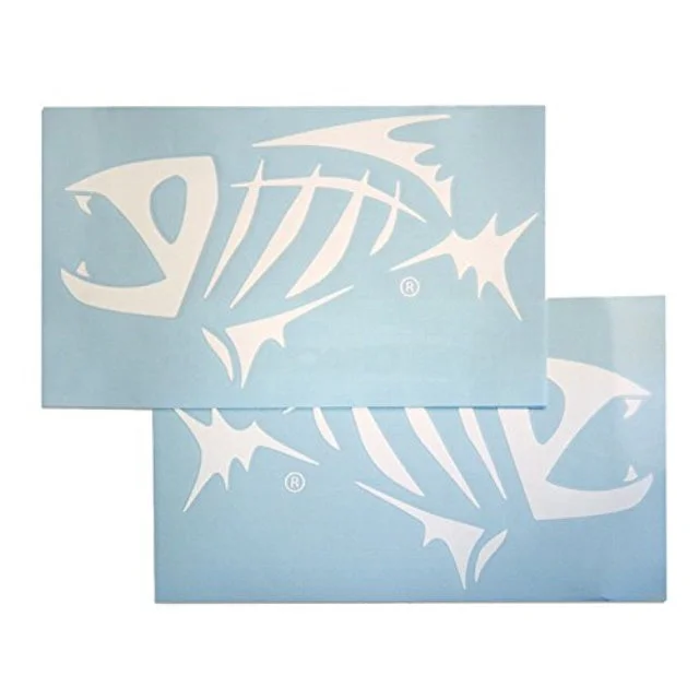 Gloomis Fishing GLM DECAL WHT LG 8.75x15.5 STICKERS [55906-01]