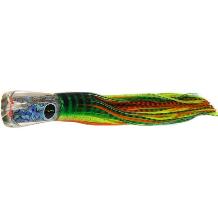 Black Bart Oz Prowler Medium Heavy Tackle Lure - Green Orange Tiger/Yellow Tiger