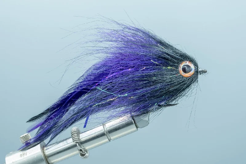 FlyMen Big Game Brush Fly Purple & Black #6/0