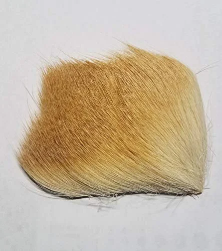 Hareline Coastal Blacktail Deer Body Hair Bleached