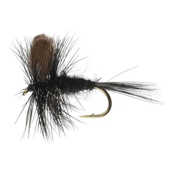 Perfect Hatch Dry Fly #14 Black Gnat Qty 2