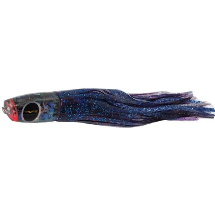 Black Bart Eleuthera Plunger Medium Tackle Lure - Purple Fleck/Purple Blue Dot