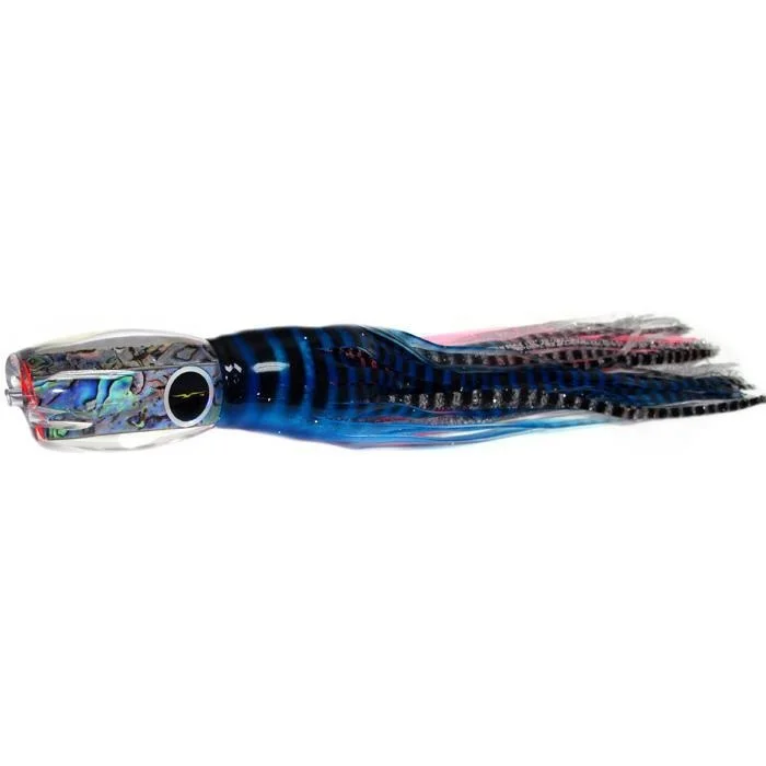 Black Bart Hawaiian Breakfast Medium Heavy Tackle Lure - Blue Pink Tiger/Silver Tiger