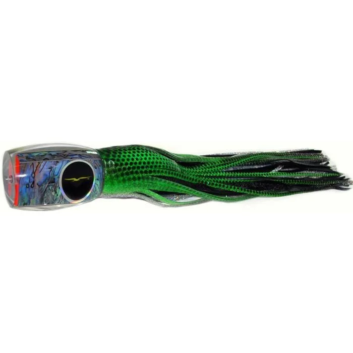 Black Bart Grander Candy Heavy Tackle Lure - Green/Black Dot