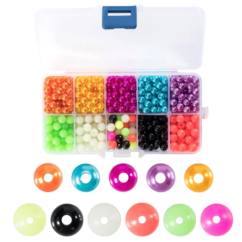 Dr.Fish 550pcs Fishing Beads Kit 6-7mm