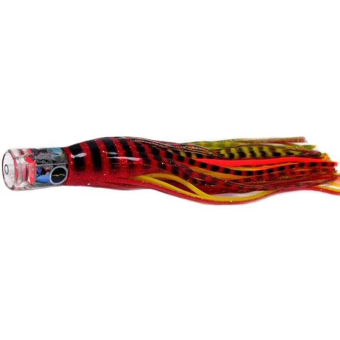 Black Bart El Squid Junior Light Tackle Lure - Red Tiger / Yellow Tiger