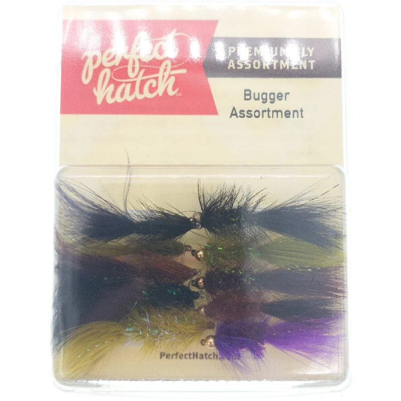 Perfect Hatch Bugger Assortment Premium Fly Qty 10