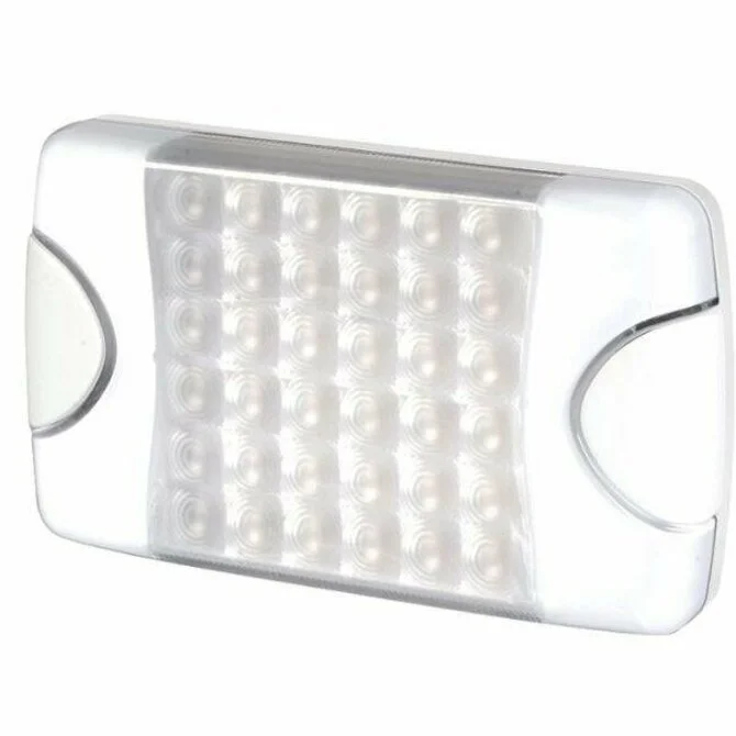 HELLA - DuraLED Multivolt White 9-33V DC Interior/Exterior Sealed 36-LED Light with White Housing